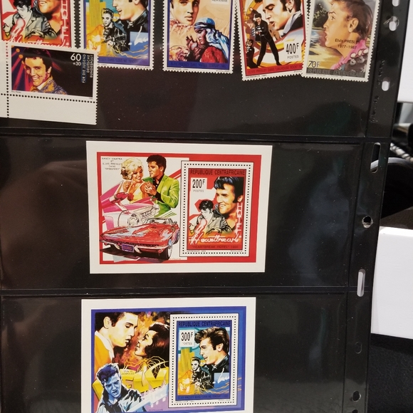 Set of 11 Elvis Presley stamps - Picture 4 of 8